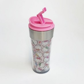 28000 산리오 헬로키티 스텐 텀블러 패턴 400ml 뽀사사 캐릭터 컵, 1개