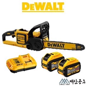 디월트 DCM575X2 충전체인톱 16인치 54V 3.0A 2배터리, 1개