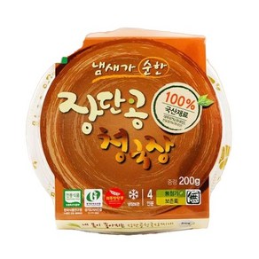 (장단콩) 장단콩청국장 DMZ직접재배 100%국산콩 200g, 10개