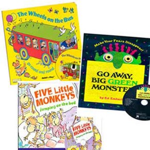 노부영 베스트1(Wheels on the Bus +Five Little Monkeys+ Go Away Big Geen)원서+CD