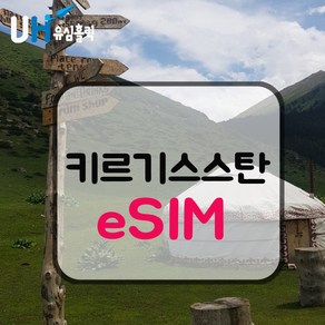 유심홀릭 키르기스스탄 이심 eSIM 데이터 FM e심, 1개, 총 50GB 데이터 제공, 30일