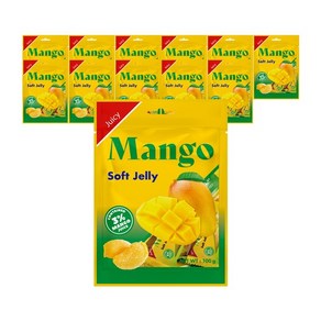 쥬시 망고 소프트 젤리 100g x 12개, 없음