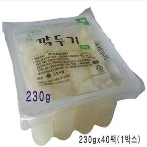 [56] 고향식품 치킨무 230gx40개 (닭무) 아이스박스 포장 배송, 9.2kg, 1개