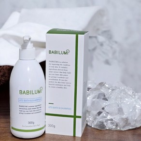 [순한아기케어]+베비루미 아토 바스앤샴푸 1+1 세트 BABILUMI 순한 신생아 올인원 바디워시 약산성 각질케어 수분충전 진정효과, 2개, 300g