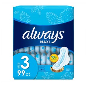 올웨이즈 맥시 엑스트라 롱 슈퍼 날개패드 사이즈 3 99개입 Always Maxi My Fit Exta Long Supe Pads, 오버나이트, 1개