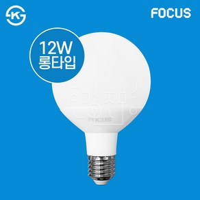 포커스 LED 볼전구 G95 12W E26 에너지효율 1등급