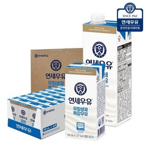 연세우유 연세 무항생제 우유 멸균세트 (730ml 6팩 + 190ml 24팩), 24개