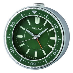 Seiko 플라스틱 알람 시계 그린 95mm, 초록색