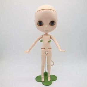 관절 인형 BJD 바디 누드 블라이스 머리 없는 대머리 메이크업 소년 몸, 1) white skin, 1개