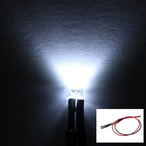 3파이 플랫 저항배선일체형 DIY용 LED (5-12V/화이트), 1개