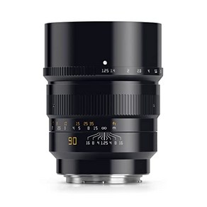 명장 광학 TTAtisan 90mm f1.25 캐논 RF 마운트 블랙 2년 보증, 1개