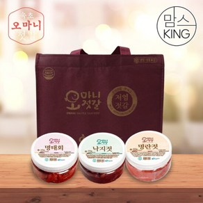 [맘스킹]속초오마니젓갈 오마니 젓갈세트 1호, 1개, 350g