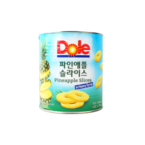 Dole 파인애플 슬라이스 3kg, 3캔