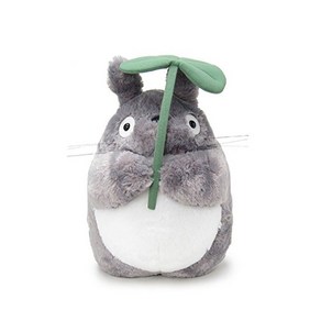 일본 토토로 정품 인형 잎우산 피규어 대형 고양이 선물, (S) 25cm, 1개