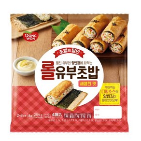 동원에프앤비 동원 롤유부초밥 새콤한맛 254g