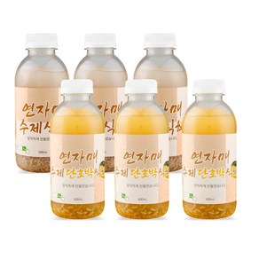 연자매 전통 수제 식혜 3개+단호박식혜 3개, 1세트, 500ml