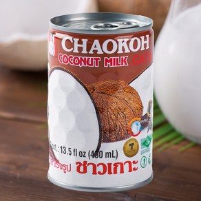 Chaokoh 코코넛밀크 17프로 400mL 타이푸드, 1개