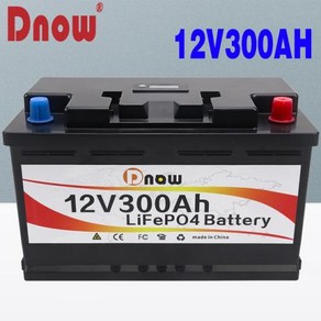 내장 BMS 리튬 다리미 인산염 전지 골프 카트 태양광 RV 캠퍼용 LiFePO4 배터리 5000 사이클 12V 400Ah 300Ah 200Ah 100Ah