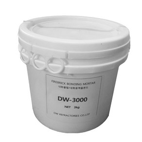 1500도 내화몰탈 /1500도 /본드형몰탈/ 3kg /물없이사용, 1개