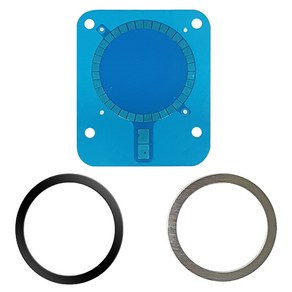[인씨네] 아이폰12 맥세이프 보조철판 플레이트 자석 링 마그네트 브래킷 조각 부품 충전기 거치대 사용, 1개, 1.맥세이프 자석 링 스티커
