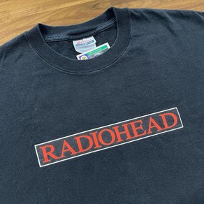 라디오헤드 티셔츠 Radiohead 락밴드 루즈핏 빅사이즈 여름 워싱면 반팔티 남여공용 6XL