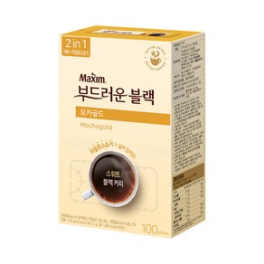 동서 맥심 부드러운블랙 모카골드 100T, 1개