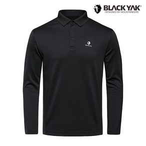 블랙야크 [ BLACK YAK ] 24년 가을 신상품!!부드러운 터치감의 경량 소재를 사용하여 간절기 이너 남성 베이직 폴로티 BK 24TSF