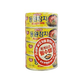 동원 김치 찌개용 참치 90g 4번들, 4개