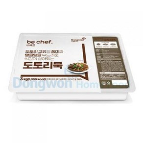 비셰프 도토리묵 3kg 동원홈푸드, 1개, 단품