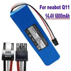 다이슨 호환 오리지널 충전식 리튬 이온 네어봇 로봇 진공 청소기 Q11 6800mAh