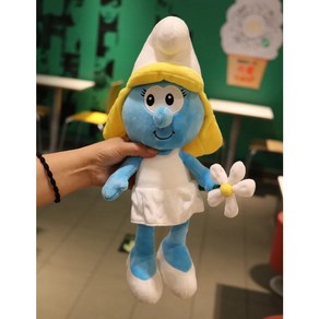 춘게엘 스머프 인형 뽀글이 40CM CC203