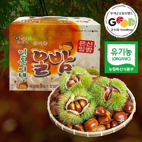 전대표 유기농 굿뜨래 알밤 대사이즈 부여밤 Oganic chestnuts, 1박스, 대2kg