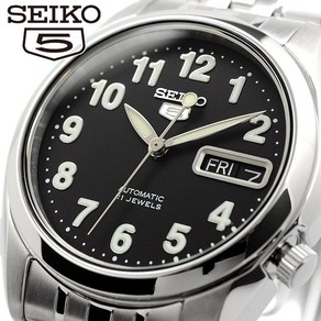 세이코 SEIKO 오토매틱 검판 남자 비즈니스 정장 캐주얼 손목 시계 SNK381K