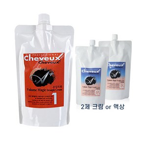 [디어스] 슈보 에이플러스 볼륨 매직 스트레이트 크림(손상모발용) 1제500ml+2제500ml(액상), 1개