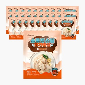 미트리 소프트 스팀 닭가슴살 리얼갈릭, 100g, 30개