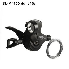 Shimano DEORE M4100 M5100 좌측 2 단 M6000 시프터 우측 MTB 시프트 레버 20 30s 3x10, [04] m4100 Right Shifte1, 1개