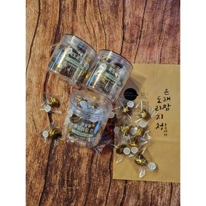 무설탕 흑도라지 캔디 사탕 똥모양 아이들 간식, 120g, 1개