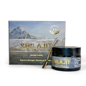 Vayu Wellness Himalayan Shilajit Resin  Ayuvedic Wellness, 1개, 20g