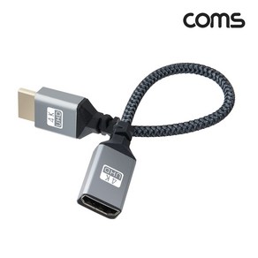 컴스마트 HDMI 연장케이블 젠더 MF 4K 60Hz UHD 20cm, 1개