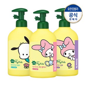 그린핑거 마이키즈 산리오 샴푸 320ml+워시320ml+로션플러스320ml, 1개, 320ml