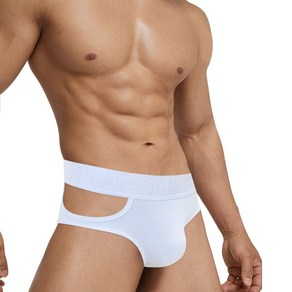 남자 삼각팬티 부드러운촉감 스판 통기성 섹시 펀칭 속옷 인어미남 Men's Underpants