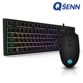 큐센 QSENN GP-KM4500S LED Stella USB 키보드 마우스 세트, 상세페이지 참조, 상세페이지 참조