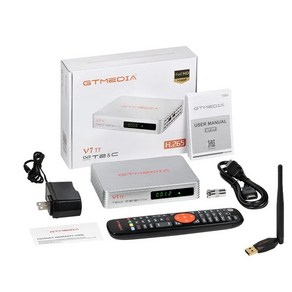 GTMEDIA V7 TT DVBTT2DVBCJ83B 지상 위성 리시버 H265 HEVC 10 비트 USB PVR ccam 스페인 TDT HD TV 리시버