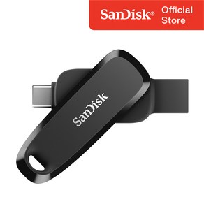 샌디스크 USB 메모리 Phone Dive C타입 OTG 3.2 Gen1 메모리 SDDDC6 블랙 컬러, 1개, 128GB