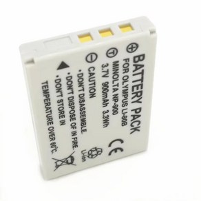 LI-80B LI80B 카메라 배터리 올림푸스 T110 T-110 T100 T-100 X960 X-960 900mAh, 1개