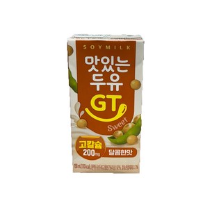 맛있는두유 GT 달콤한맛, 190ml, 48개