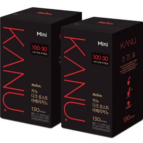 동서 맥심 카누 다크미니 100T+30T x 2개