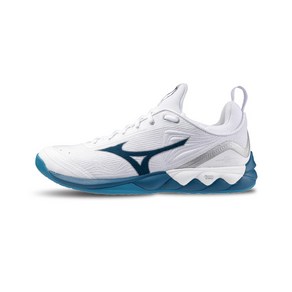 [MIZUNO] 미즈노 웨이브 루미너스2 에너지 (V1GA212086) 화이트/네이비 미즈노신발&배드민턴화&탁구화&스쿼시화&배구화&핸드볼화&인도어화&라온스포츠