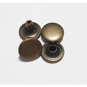 20SET 양면징 가시메 리벳 알 5mm~ 13mm, 청동(앤틱골드), 10미리 20SET, 20개