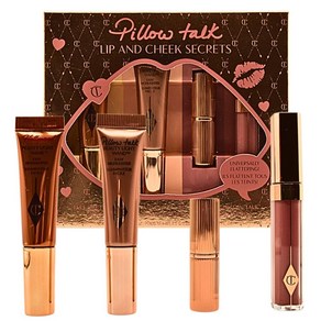 CHARLOTTE TILBURY  Lip and Cheek Secets Pillow Talk 0.12 Fl Oz (Pack of 4), 1개